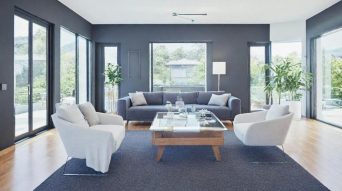 Wohn-Esszimmer nach dem Homestaging Helles Wohnzimmer